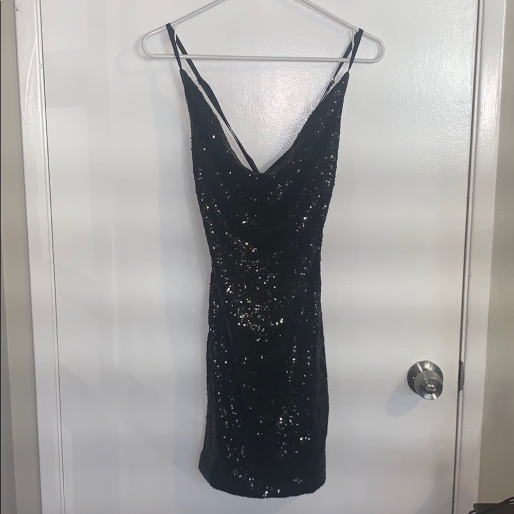 Sparkly Black Dress